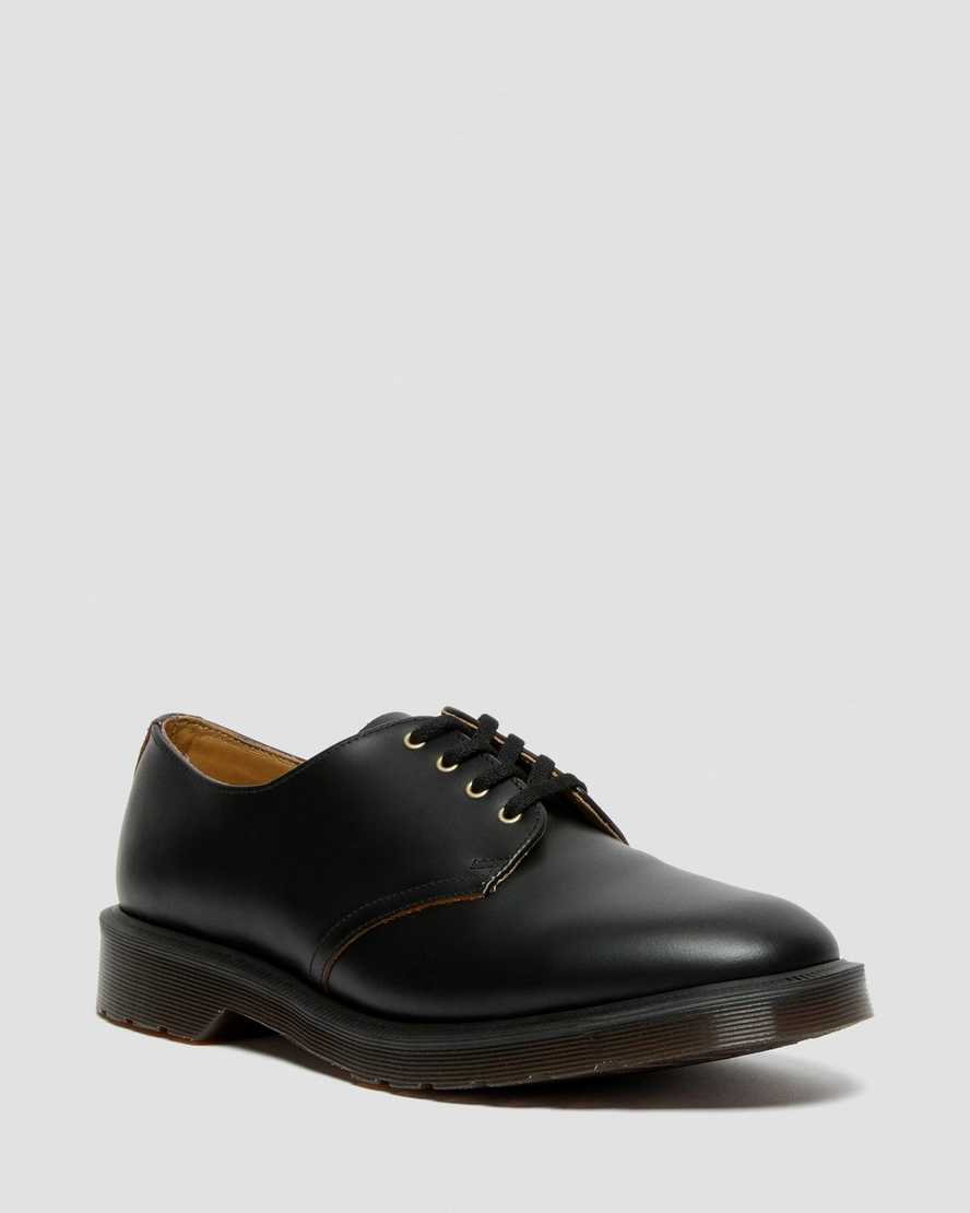 Dr. Martens Smiths Vintage Smooth Lær Oxford Sko Herre Svart [2413UABIC]